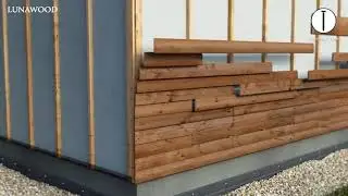 Gu&iacute;a de instalaci&oacute;n de fachada horizontal con madera termotratada Lunawood