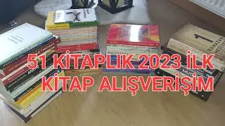 2023 İLK KİTAP ALIŞVERİŞİ |51 KİTAPLIK ALIŞVERİŞİMDE NELER ALDIM ?