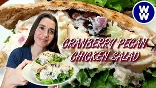 Cranberry Pecan Chicken Salad 🥗WW Lunch Meal Prep | Weight Watchers Recipe | With Calories & Macros!