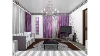 Living room ideas purple