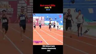 38th National Junior Athletic championship u16 300m final #athletics #motivation