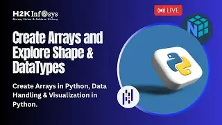 How to Create Arrays in Python | Create Arrays and Explore Shape & DataTypes