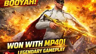 Golden MP40 🔥 | Legendary Gameplay | BOOYAH