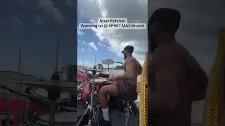 Carry it 🥁 @ Spirit Mas Brunch #drums #trinidad #carnival #fyp #drumming
