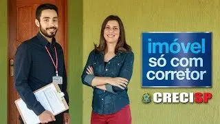 Corretor de im&oacute;veis e aplicativo | Campanha CRECISP 2017