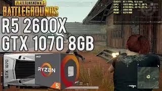 Teste - PUBG Mini Royale - R5 2600x / GTX 1070 8GB / 8GB 2400 Mhz / Ultra vs Low (Full HD e 2.5K)