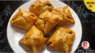 Egg Puffs in Oven in Tamil | மொட்டி பு஫்ஸ் | Crispy & Flaky Egg Puffs | Bakery-Style Snack Recipe