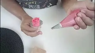 PIPING CHANTYFLEX CREAM EDIBLE FLOWERS #tutorial #no1