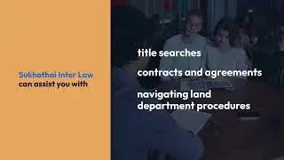 Sukhothai International Law | Samui Law Firm | Thai Law Firm