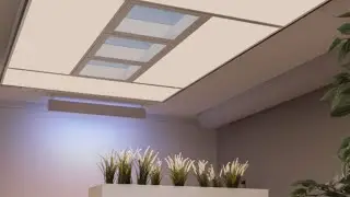 Vredenbergh installation of NatureConnect - Light that makes the nurses shine