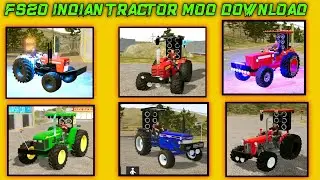 fs20 indian tractor mod download || modified tractor game download || ,fs20 mod