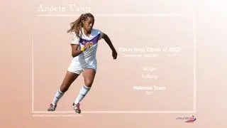 Women's Soccer | U17 National Team Winger/Fullback | Angela Valoy, Dominican Rep. | Recruit 2022