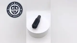 Skeleton Low Concussion 9MM Light Muzzle Brake Compensator 1/2x36 TPI Thread