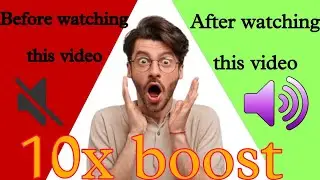 🔈🔉🔊 Mobile Sound Boost 10X Sound || Mobile Ka Sound 10 X tak tej karna sikhe sirf ek minute me 🔈🔉🔊