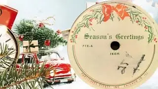 🎄1930's Publisher's Digest Chicago Christmas 78 Record - Franklyn MacCormack w/ Chorus Singing 🎄