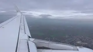 Lufthansa Airbus A320 landing in Frankfurt (LH259)