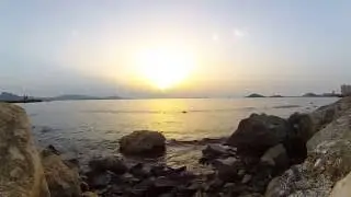 Timelapse atardecer (La Manga del Mar Menor, Cartagena, Espa&ntilde;a 2016)