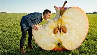 Humans Interact With Giant Everyday Objects &mdash; Hyper-Real ASMR Experience