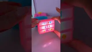 [ASMR] MAKING A BTS FIDGET LIGHT BOX!!😱✨🎤🫶🏻 (REAL LITTLES MICROCRAFT!🙊)  #Shorts