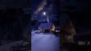 Peace full life | Village life Winter nights #moonnight #moon #fullmoon #villagelife #peaceful