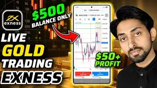 Gold Trading Live Profit on Exness with Just $500 | XAUUSD Live Trading