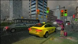 Taxi driver simulator gameplay 3D-taxi driver original realistic driving gameplay