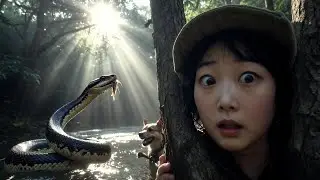  Emma`s{people version} Forest Journey | Snake in the River & Cooking with Grandparents
