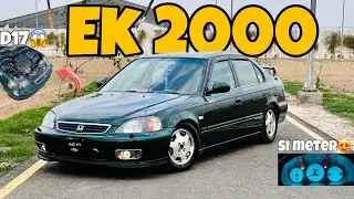 HONDA CIVIC EK 2000 completely restored D17 installed owner review