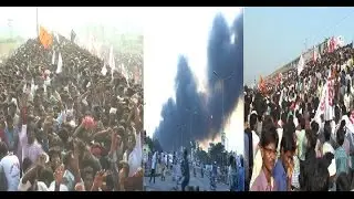 Ratnachal Express Set on Fire by Kapu Agitators | Kapu Ikya Garjana Sabha | Mudragada Padmanabham