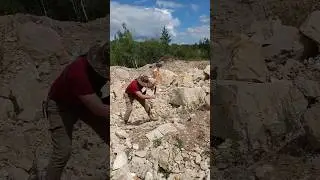 РАЗБИЛ камень КУВАЛДОЙ, чтобы найти красивый МИНЕРАЛ! #геология #минералы #кувалда