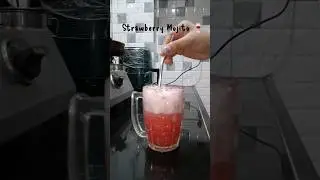 Easy Strawberry Mojito 🍓🥤