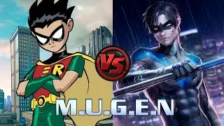 Robin ( DC Comic ) vs Nightwing ( DC Comic ) | M.I.G | Teen Titans Mugen Battle
