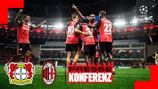 1:0 - Heimsieg in der Champions League |  PK mit Xabi Alonso nach Bayer 04 Leverkusen 🆚 AC Mailand