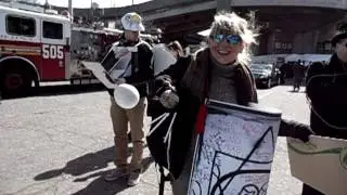 FREE ART FOR FAIR EXCHANGE AT THE 2012 ARMORY SHOW - Occupy Museums Action, Mar. 10, 2012