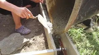 Beton richtig mischen, gie&szlig;en und ausschalen