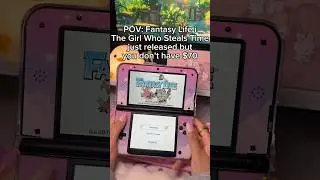 🐉 Fantasy Life for 3DS will have to do 🍃 #cozynights #cozyvibes #cozygaming #nintendo3ds