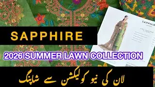 Sapphire Lawn 2026 | Sukoon Summer Collection 🌸 Printed & Embroidered Lawn Shopping Haul #sapphire 