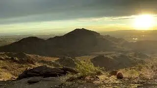 Scenic Trail Hike in Buckeye, Arizona &mdash; See the sunrise on a desert mountain trail