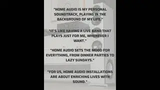 Sonos NJ Home Audio Experts. What does home audio mean to you?