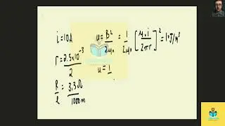 [Physics] A length of copper wire carries a current of 10 A uniformly distributed through its cross
