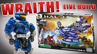Mega Bloks Halo COVENANT WRAITH AMBUSH Live Build