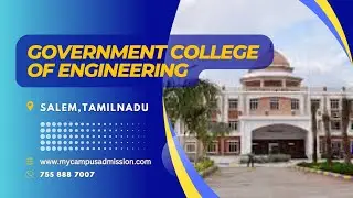Government College of Engineering Salem - Salem | Engineering Colleges in Tamil Nadu