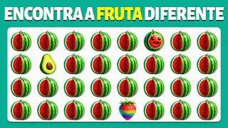 Encontre o Diferente - Edi&ccedil;&atilde;o Frutas Vermelhas 🍓🍎🍒 | F&aacute;cil, M&eacute;dio, Dif&iacute;cil | 70 N&iacute;veis | Pato Quiz