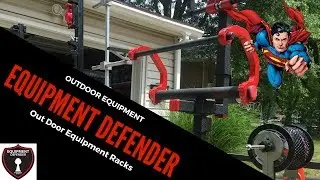 Equipment Defender Outdoor Equipment Racks ► Trimmer Line Spool On The Trailer and Ready to Go!