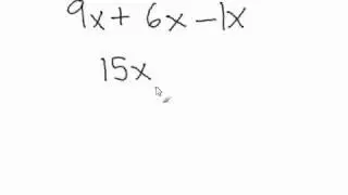 Adding and Subtracting Variables