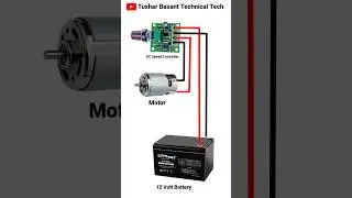 DC 12 Volt Speed Controller Connection