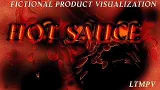 Spicy - Fictional 3D Hotsauce Product Visualization (Not A Real Product)