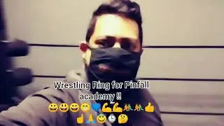 Wrestling Ring for Pinfall academy !! 😀😃😄😁💙💪💪🤼🤼👍☝🙏😇⌚🤔 3/20/2021