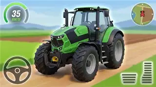 Drive Modern Tractor Farming Simulator 3D 🚜 | Realistic Android Gameplay 2026