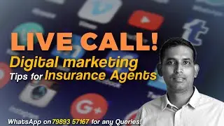 LIVE Call: Digital Marketing Tips for Insurance Agents in Telugu | #tenjump #digitalmarketing